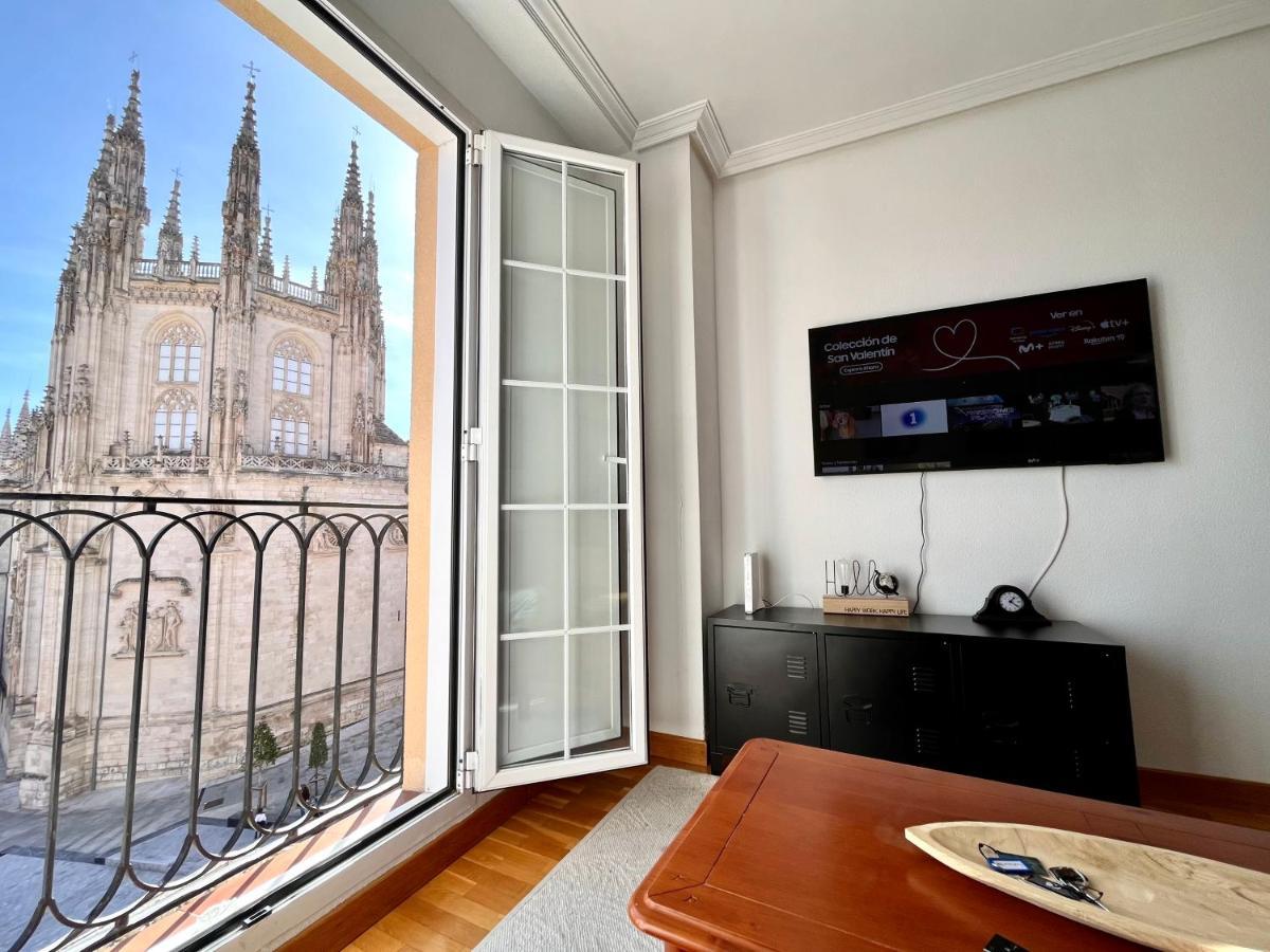 Atuaire Home Balcon Con Vistas A La Catedral De Burgo Εξωτερικό φωτογραφία