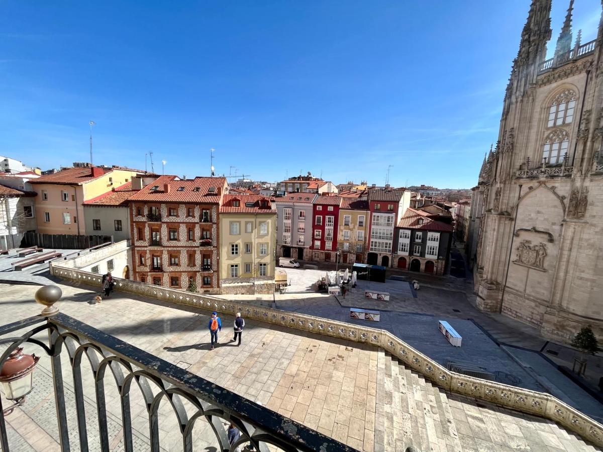 Atuaire Home Balcon Con Vistas A La Catedral De Burgo Εξωτερικό φωτογραφία